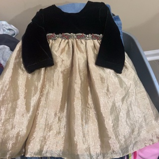 Gently used baby Christmas dress 