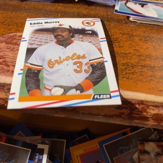 1988 fleer Eddie Murray baseball card 