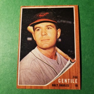 1962 - TOPPS NRMT+ BASEBALL CARD NO. 290 - JIM GENTILE  - ORIOLES