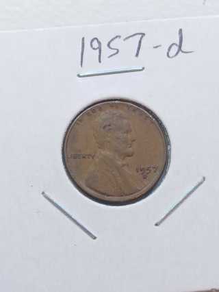 1957-D Lincoln Wheat Penny! 27