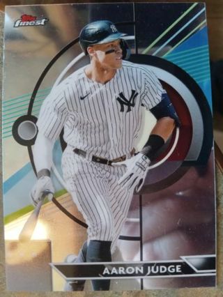 2023 TOPPS FINEST AARON JUDGE NEW YORK YANKEES BASEBALL CARD# 1