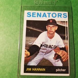 1964 - TOPPS BASEBALL CARD NO. 261 - JIM HANNAN - SENATORS