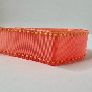 Coral Grosgrain 1.5” Wide Ribbon