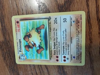 Pokemon Jungle Set Primeape 43/64