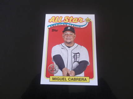 2024 Topps Series 2 35th Anniversary All-Star Miguel Cabrera  insert card  # 89ASB-30  Tigers