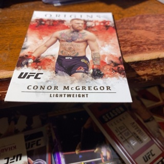 2021 panini chronicles origins Conner mcgregor UFC wrestling card 