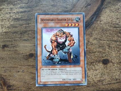 Yu-Gi-Oh Card 1st Edition Indomitable Fighter Lei Lei