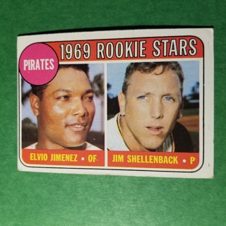 1969 - TOPPS BASEBALL CARD NO. 567 - 1969 ROOKIE STARS - PIRATES