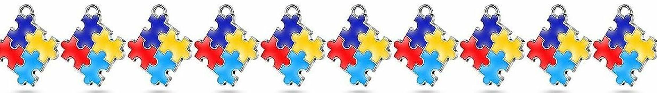 10pc Autism Charms Lot 4 (PLE0ASE READ DESCRIPTION) 