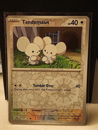 TANDEMAUS 154/182 REVERSED HOLO POKEMON CARD NM