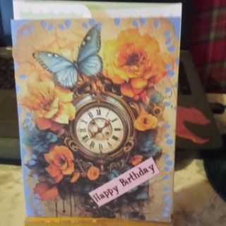 Happy Birthday - Design Blank Note Card