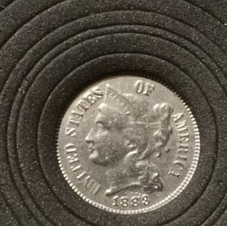 1888 3 cent nickel!!