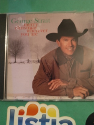 cd george strait merry christmas wherever you are free shipping