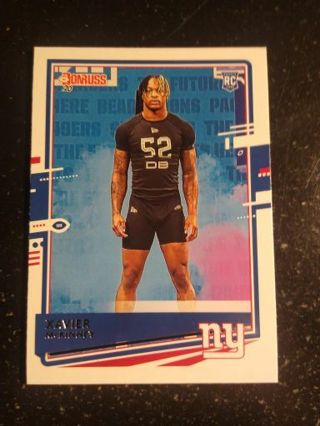 2020 Donruss Xavier McKinney Rookie Card