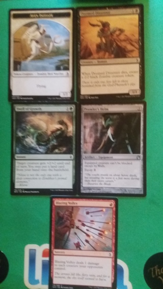set of 5 magic the gathering cards free shipping
