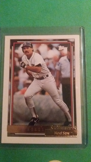 wade boggs baseball card free shipping