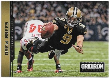 2012 GRIDIRON DREW BREES CARD