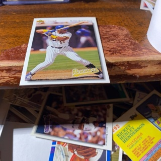 1992 upper deck gary Sheffield baseball card 