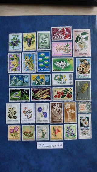 Flower stamps