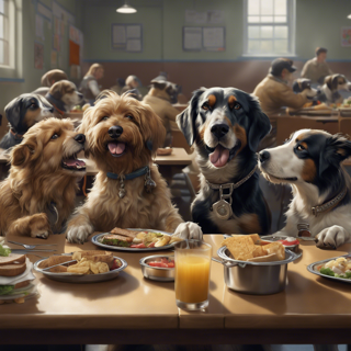 Listia Digital Collectible: Lunch Time At Doggie School