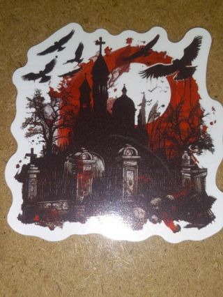 Cool one nice vinyl sticker no refunds regular mail only Very nice quality!