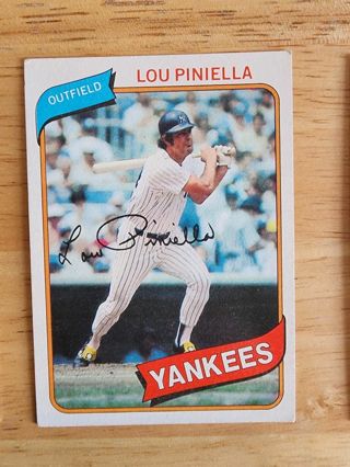 80 Topps Lou Piniella #225