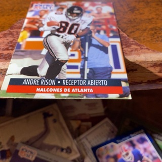 1991 pro set andre rison football card 