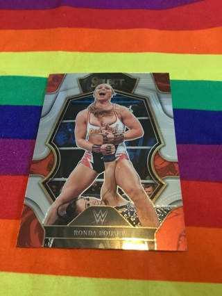 WWE 2023 Panini Select Premier Level Collectible Wrestling Card #135 Ronda Rousey 