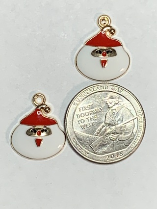 CHRISTMAS CHARMS~#24~SET OF 2 CHARMS~FREE SHIPPING!