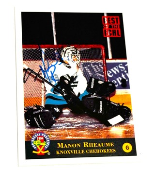 Autographed 1994-95 Classic Pro Prospects Manon Rheaume #239 Rookie RC