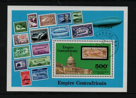 minisheet Africa * on theme Zeppelin stamps * CTO * 