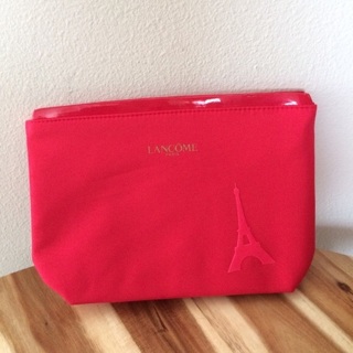  NEW STUFFED= Lancome Estee Lauder Clinique Cosmetic Makeup Bag=9 1/2"x7"