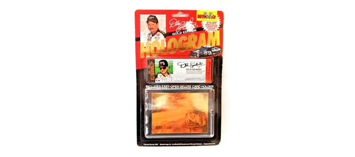 Dale Earnhardt Silver Edition Hologram Card & Ticket 1992 New on Card