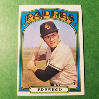 1972 - TOPPS BASEBALL CARD NO. 504 - ED SPIEZIO - PADRES