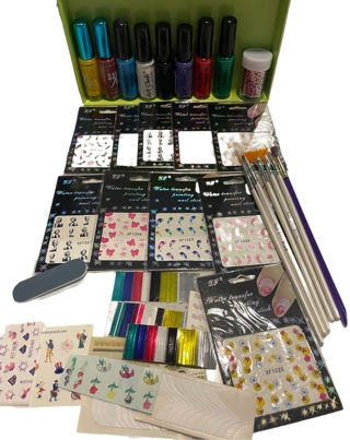 NAIL ART COLLECTION - Paint Decorations - Nail Brushes - Nail Art - Designs - Stripes & More