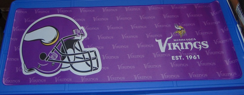 Minnesota Vikings Logo Design Desk Pad 