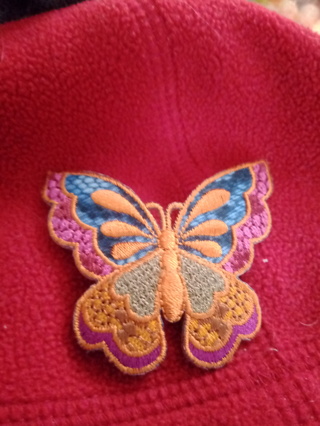 New Sew-On Butterfly Patch