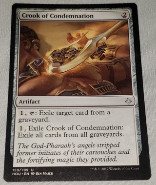 MTG ✨ Crook of Condemnation - (U) 159/199 Hour of Devastation (HOU) ✨ Magic the Gathering (2017)