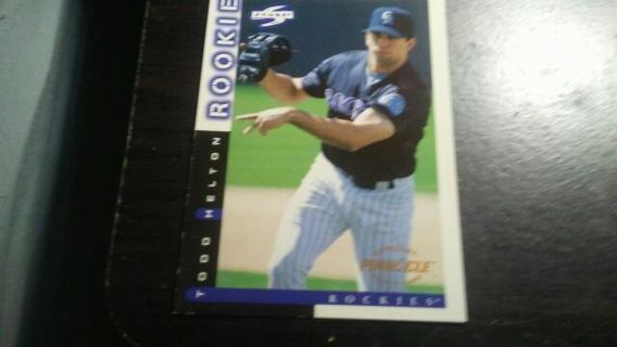 1997 PINNACLE/SCORE ROOKIE TODD HELTON COLORADO ROCKIES BASEBALL CARD# 251