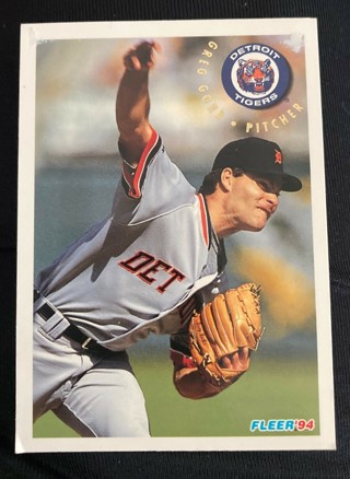 Detroit Tigers "Greg Gore" 1994 Baseball Card