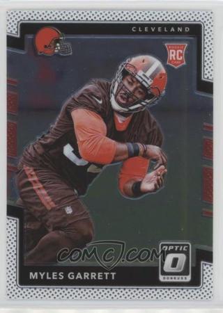 MYLES GARRETT 2017 OPTIC CLEVELAND BROWNS RC ROOKIE TRADING CARD