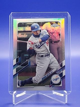 2021 Topps Chrome Mookie Betts #100 Baseball Card