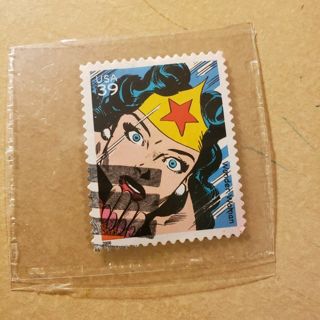 US WONDER WOMAN STAMP