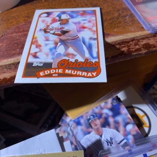1989 topps Eddie Murray baseball card 