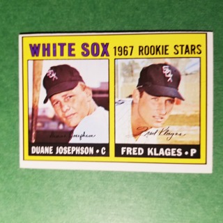 1967 - TOPPS BASEBALL CARD NO. 373 - 1967 ROOKIE STARS - WHITE SOX - EXMT/NRMT/MT. - READ