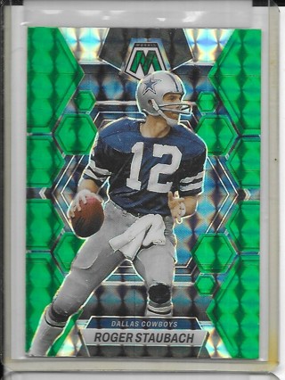 Roger Staubach 2023 Mosaic Mosaic Green #63