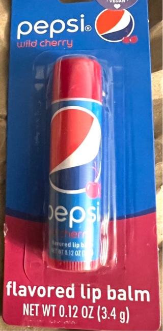 Brand New: PEPSI Wild Cherry Flavored Lip Balm. Vegan and Cruelty Free 