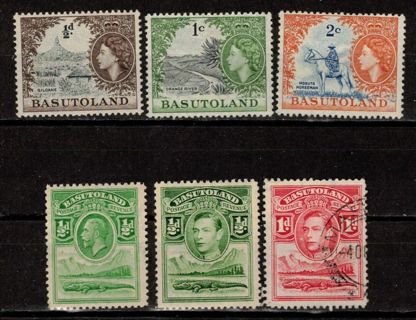 Old Basutoland Stamps