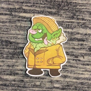 Stoner Green Goblin Paper Sticker | Size: 1 1/4" x 1 3/4"