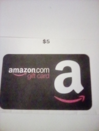 Amazon e-gift card for $5.00